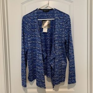 New Jones New York Lightweight Flyaway Style Cardigan L